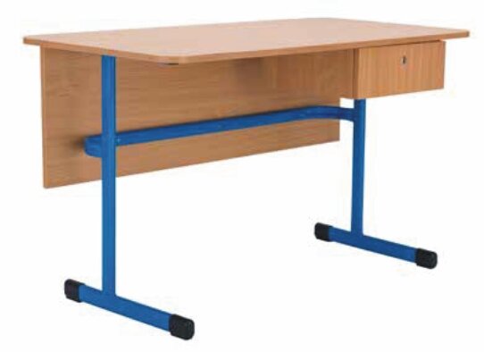 učiteľská katedra s 1 zásuvkou do škôl a učební